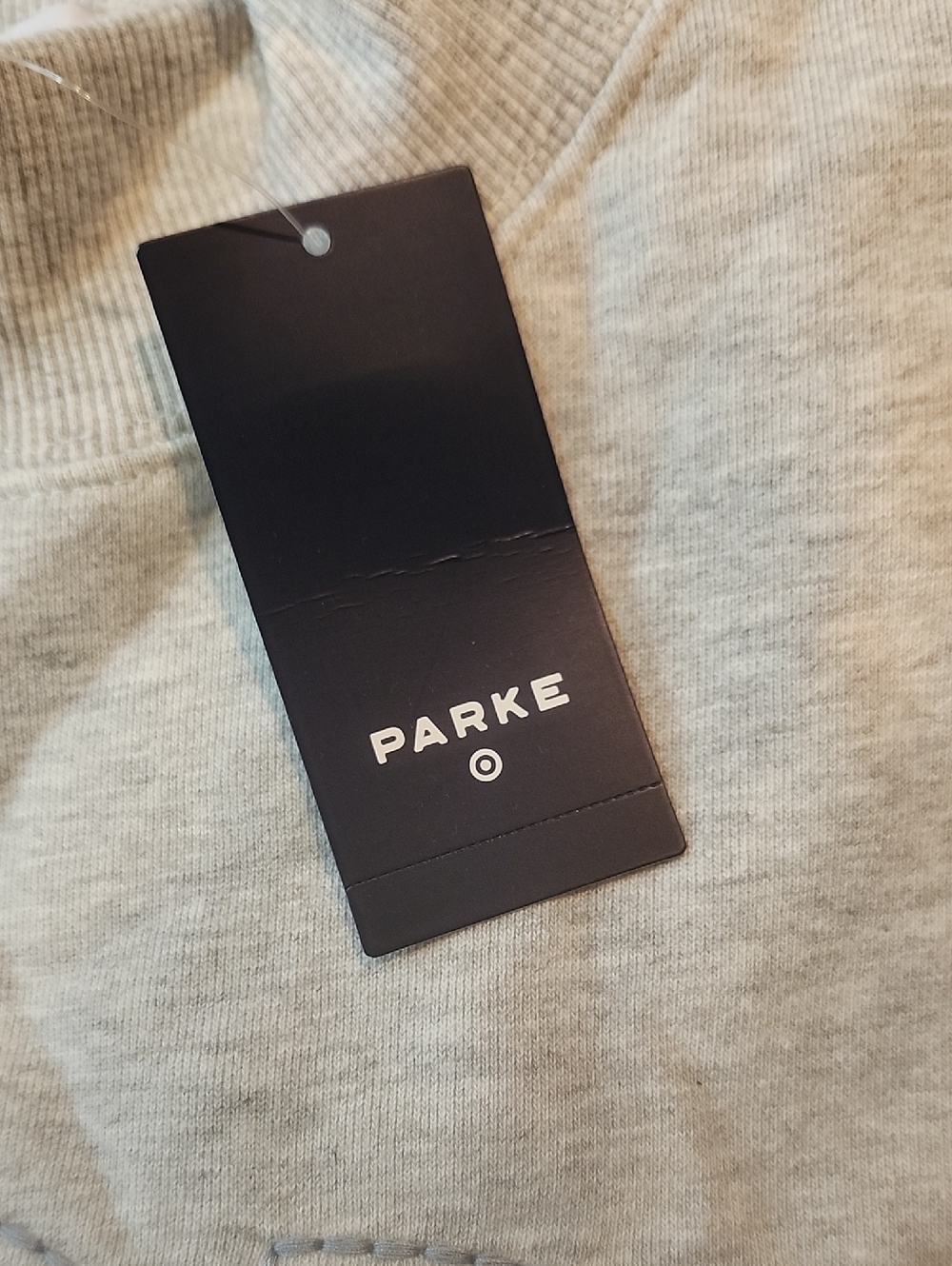Parke X Target  Light Gray Pullover Crewneck Sweatshirt L/ XL - Picture 3 of 5